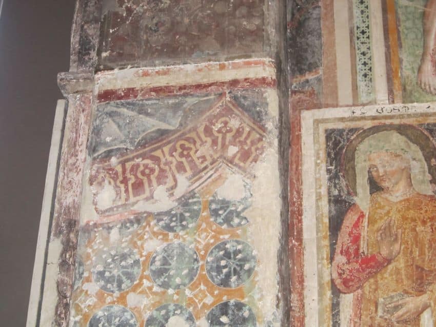 Closeup of fresco