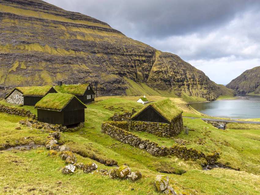 Faroe islands landscape