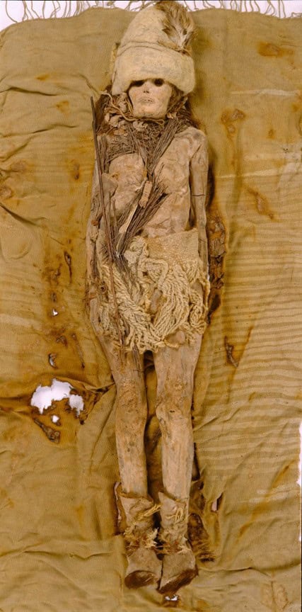 Ancient mummy from china tibet
