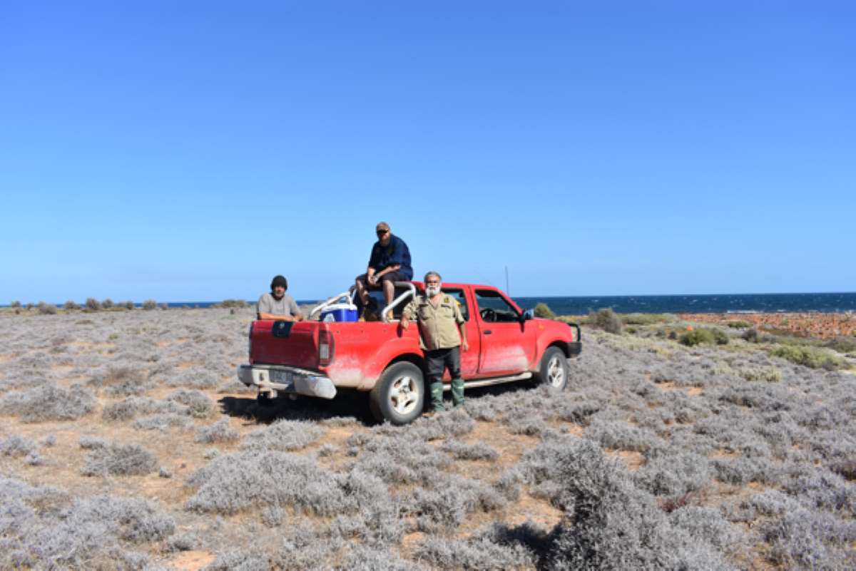 Indigenous members of the field work team