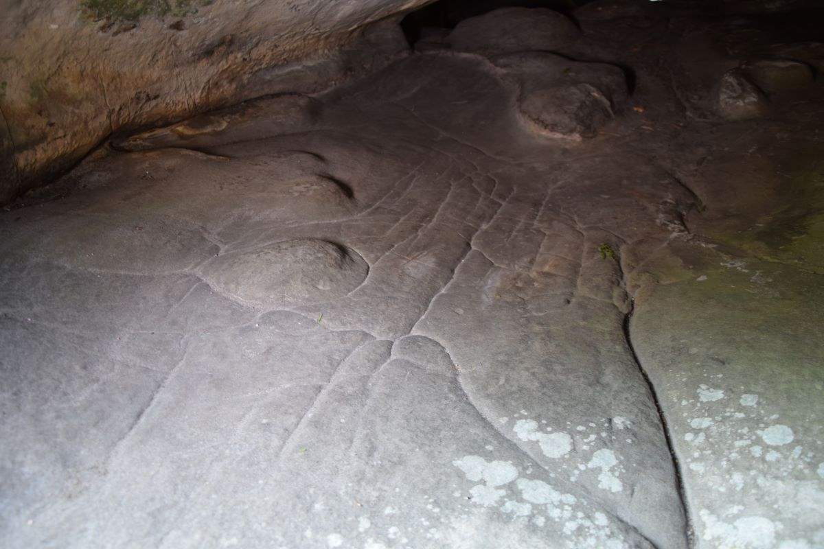 View of the three-dimensional map on the Ségognole 3 cave floor.