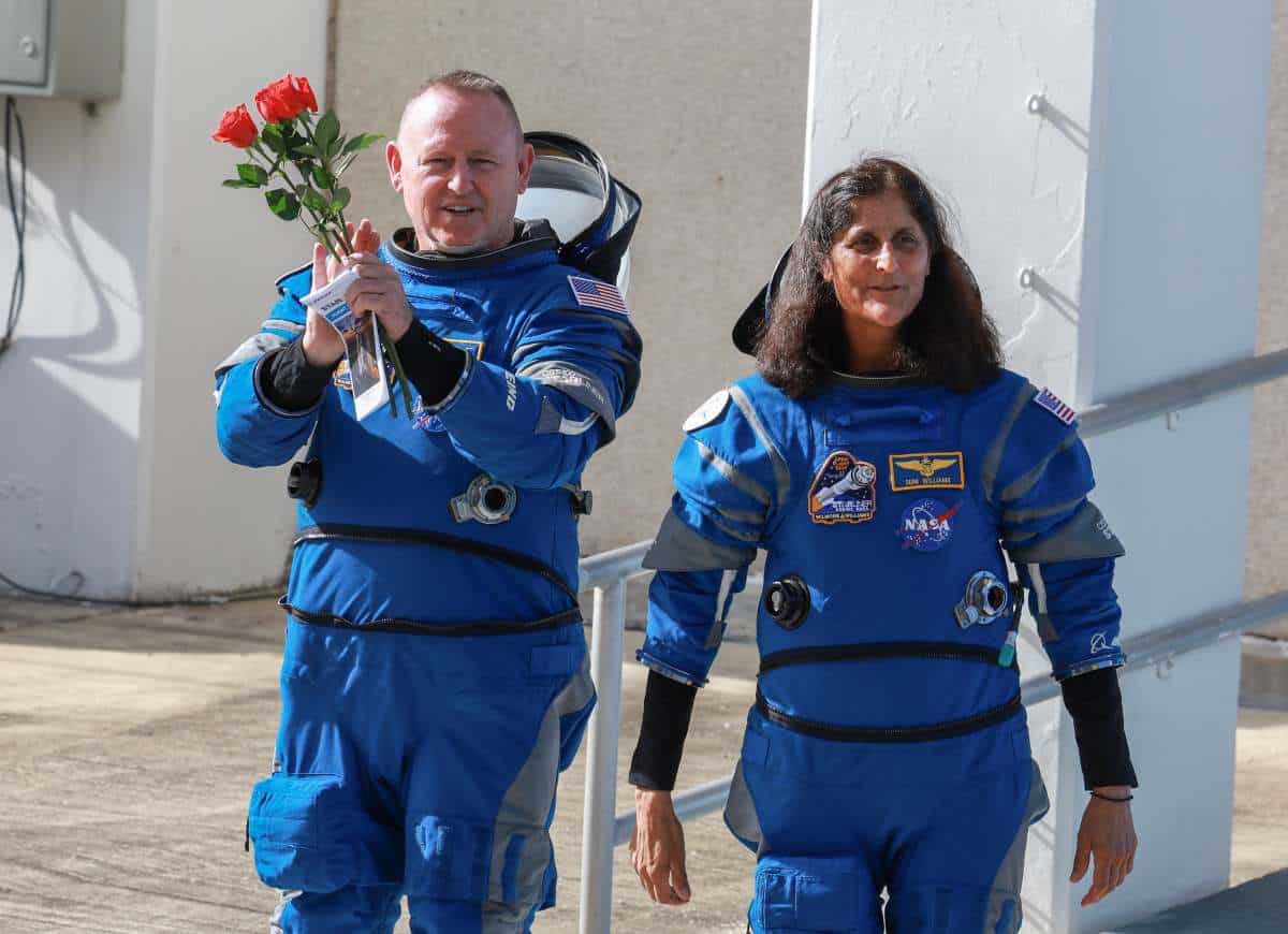 Astronauts Butch Wilmore and Suni Williams