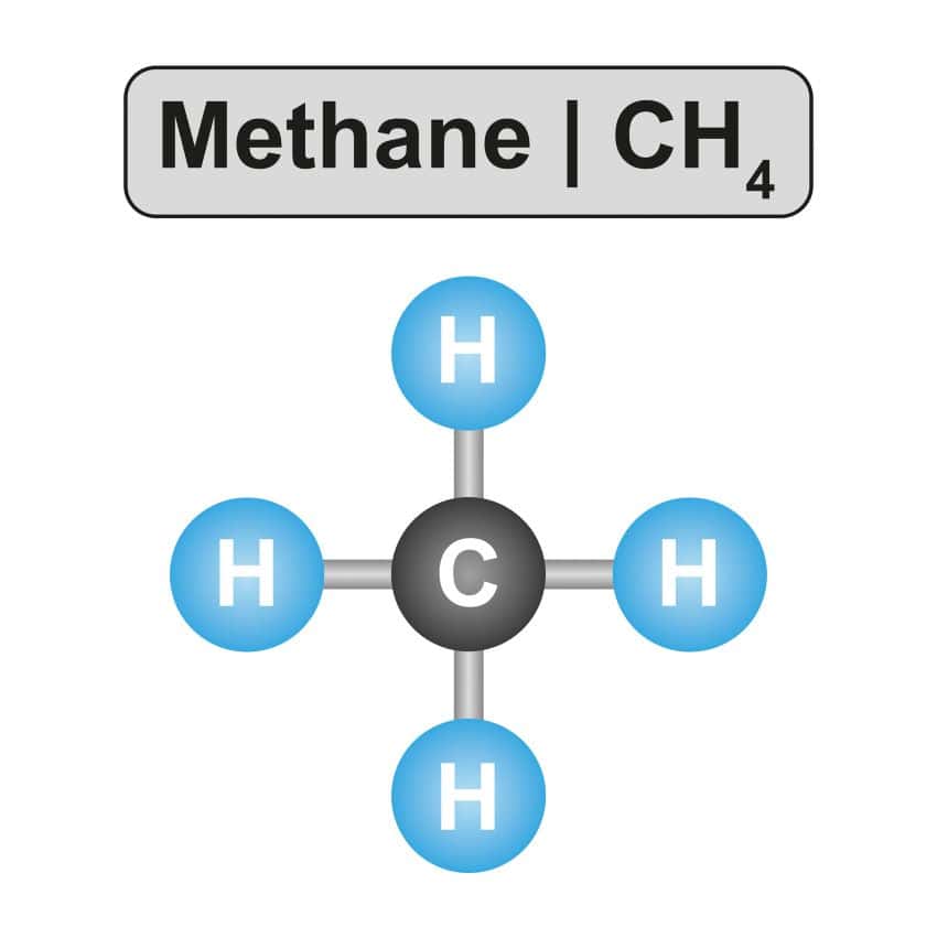 Methane molecule
