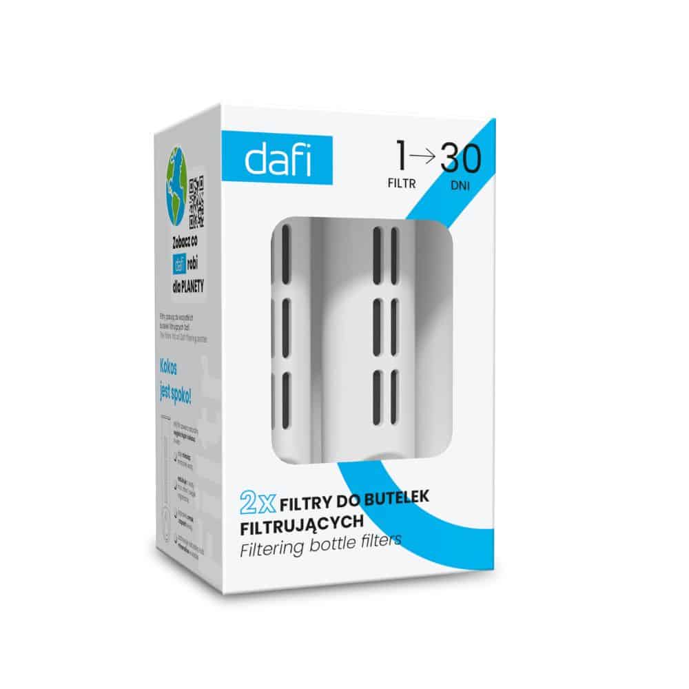 Комплект 2 бели филтъра за филтрираща бутилка Dafi SOFT и SOLID