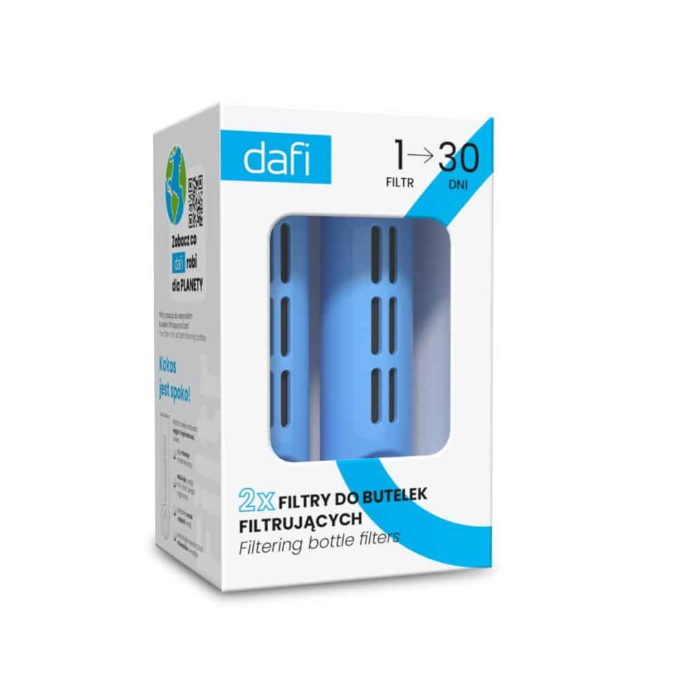 Комплект 2 сини филтъра за филтрираща бутилка Dafi SOFT и SOLID