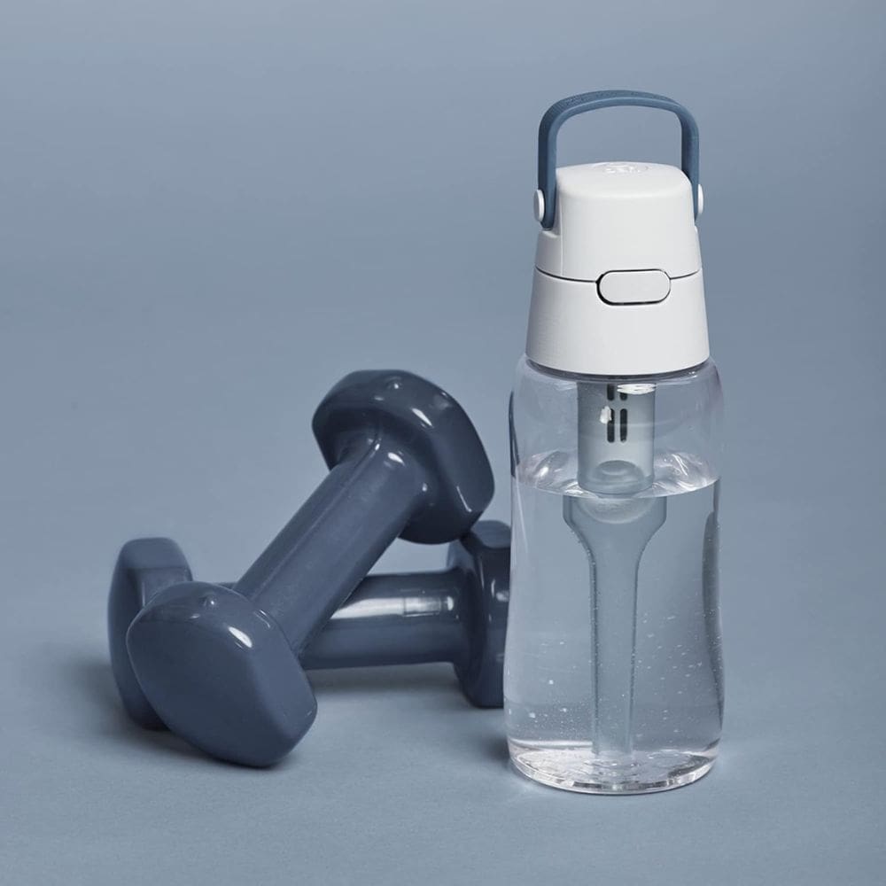 Alternative view of Филтрираща бутилка Dafi SOLID, дънково синьо, 0,5 l