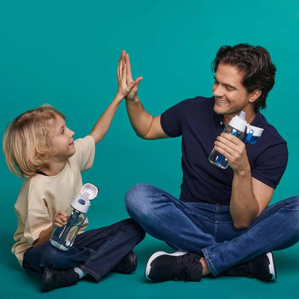 Филтрираща бутилка Dafi SOLID, синя, 0,5 l