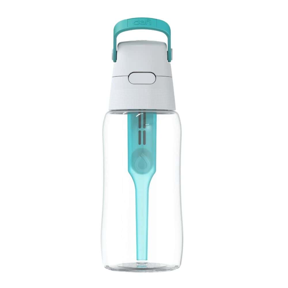 Филтрираща бутилка Dafi SOLID, тюркоаз, 0,5 l