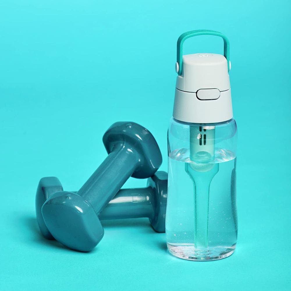 Alternative view of Филтрираща бутилка Dafi SOLID, тюркоазена, 0,5 l