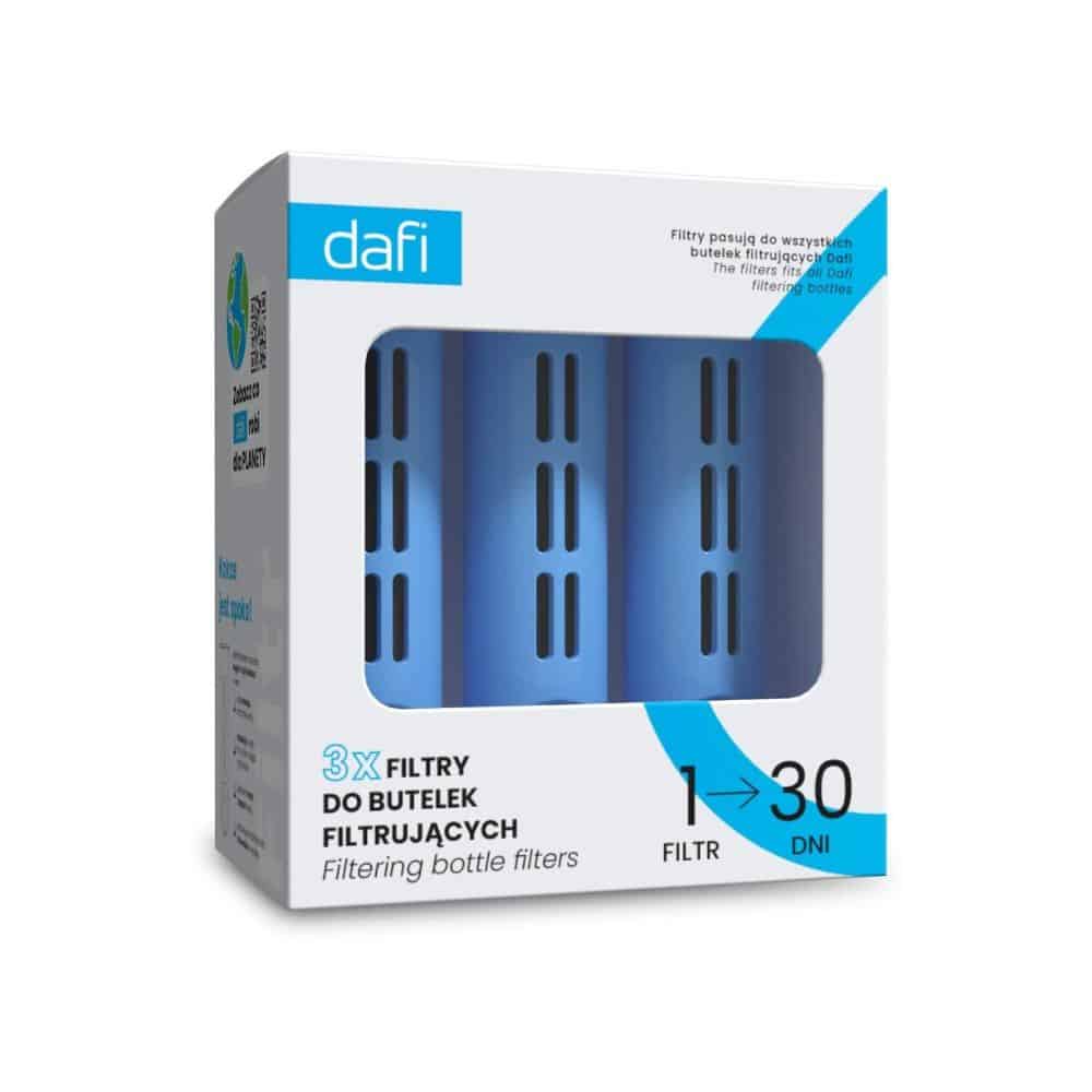 Alternative view of Комплект 3 филтъра за филтрираща бутилка Dafi SOFT, синьо