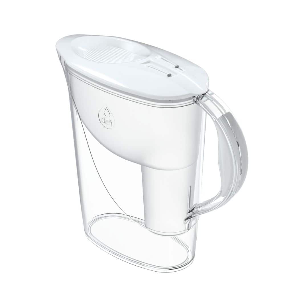 Филтрираща кана Dafi Atria с classic филтър и механичен брояч, бяла, 2.4л