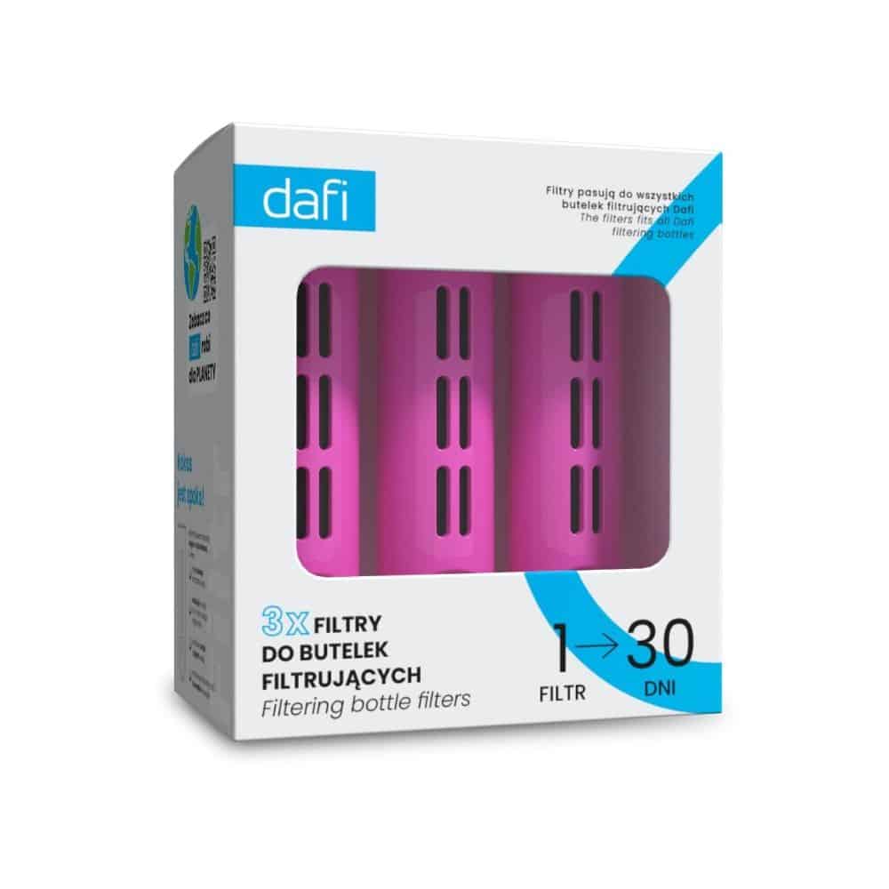 Alternative view of Комплект 3 филтъра за филтрираща бутилка Dafi SOFT, розово