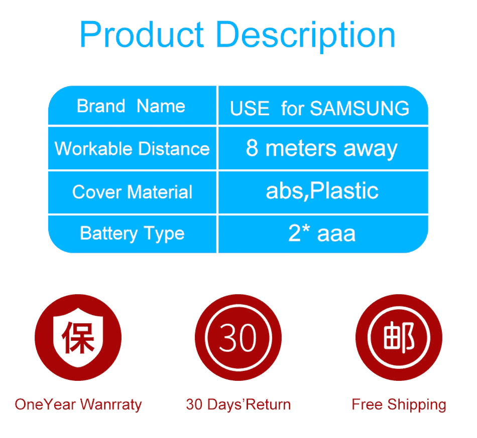 שלט לטלוויזיות סמסונג סמארט SAMSUNG SMART TV 9
