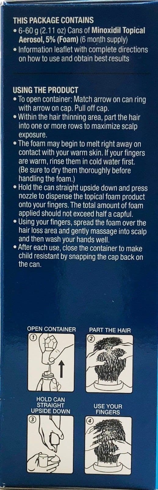 מינוקסידיל קצף 5 קירקלנד MINOXIDIL FOAM 5 KIRKLAND 3