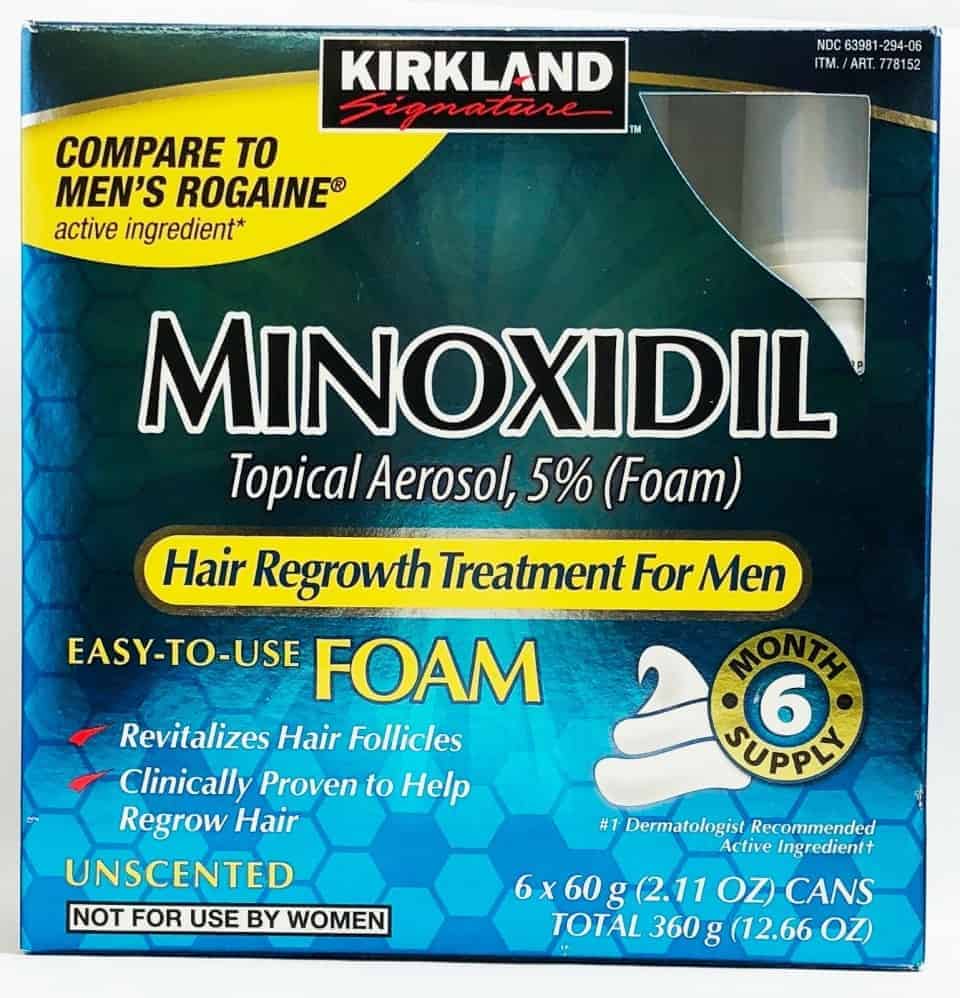 מינוקסידיל קצף 5 קירקלנד MINOXIDIL FOAM 5 KIRKLAND 5