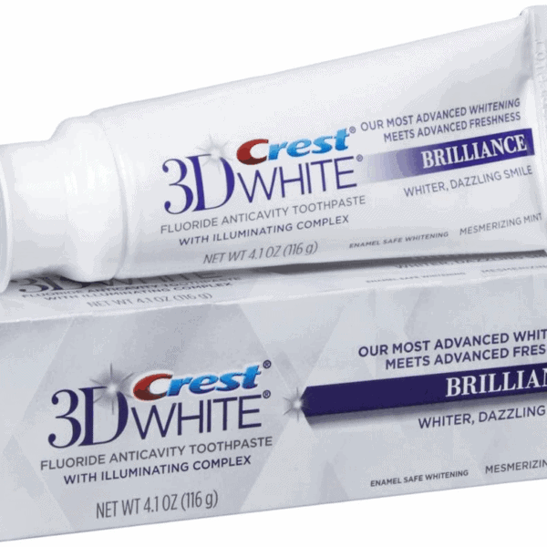 משחת שיניים מלבינה והטובה ביותר של קרסט להלבנת השיניים וחיוך זוהר Crest 3D