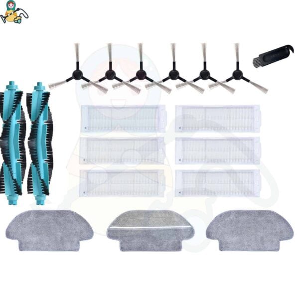 Replacement Rags HEPA Filter Roller Brush for Mi Mop PRO Viomi V2 PRO V3 SE V