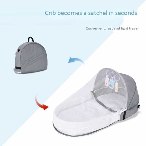 עריסת תינוק ניידת ומתקפלת- מיטת התינוק שכל זוג הורים צריך!