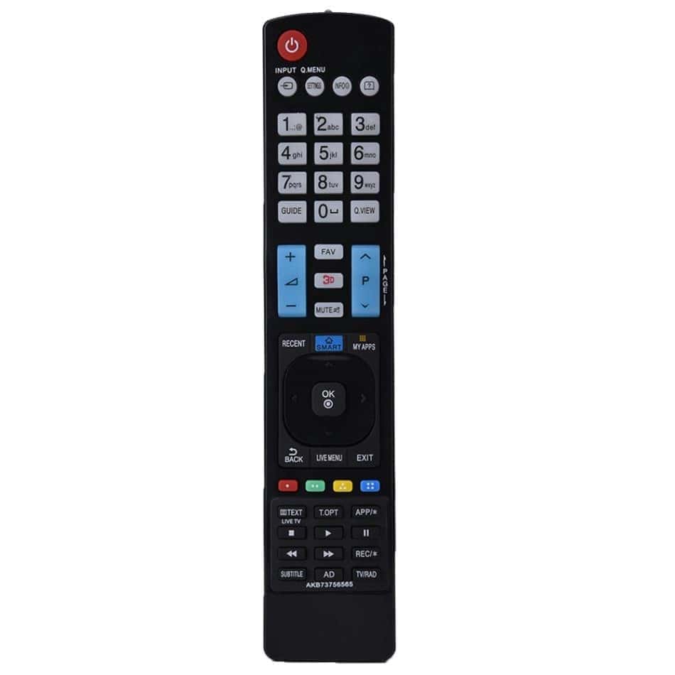 שלט לטלויזיה חכמה אל ג'י סמארט LG CD LED HDTV 3D Smart TV דגם : LG737