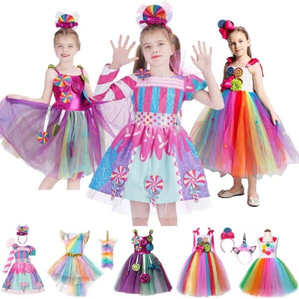 תחפושת מלכת הממתקים לילדות