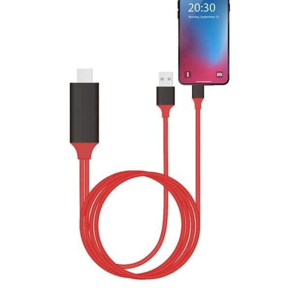 כבל MHL לאייפון IPHONE – חיבור הסמארטפון לטלוויזיה באיכות HDMI