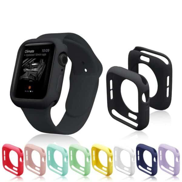 כיסוי היקפי מסיליקון עבור שעון חכם אפל ווטש Apple Watch 40mm