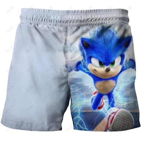 מכנסיים קצרים בהדפסים של סוניק Sonic!