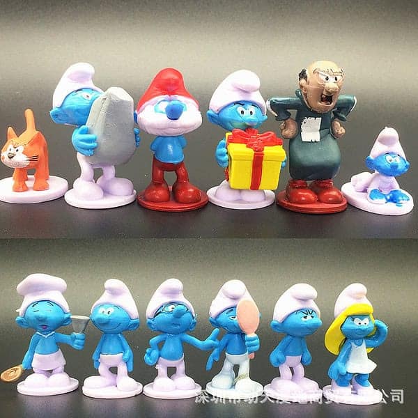 סט 12 בובות משחק של הדרדסים!