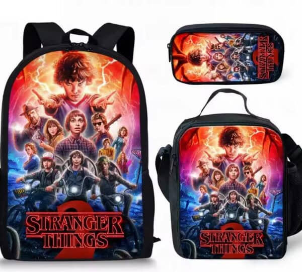 תיק בית ספר בעיצוב של דברים מוזרים STRANGER THINGS !