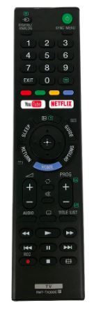 שלט לטלוויזיה חכמה סוני SONY SMART TV