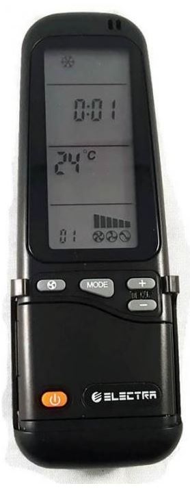 ⁦שלט רחוק מקורי אוניברסלי ‏למזגנים Electra ZM9050B אלקטרה⁩ – תמונה ⁦2⁩