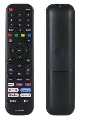 ⁦שלט  לטלוויזיה חכמה הייסנס דגם  EN2G30H HISENSE⁩ – תמונה ⁦2⁩