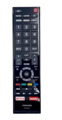שלט מקורי לטלוויזיה טושיבה TOSHIBA דגם CT-8547