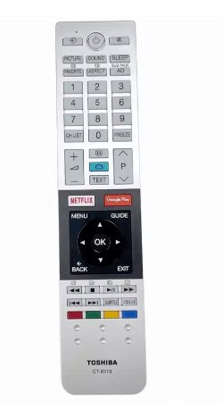 שלט רחוק מקורי לטלוויזיות טושיבה TOSHIBA דגם CT-8516
