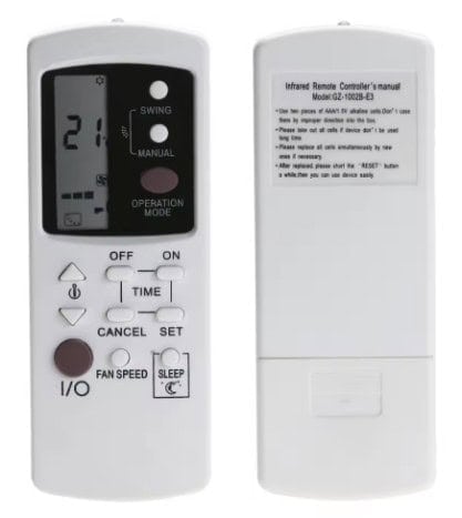 שלט רחוק ‏למזגנים  ZM9200 דגם multi9