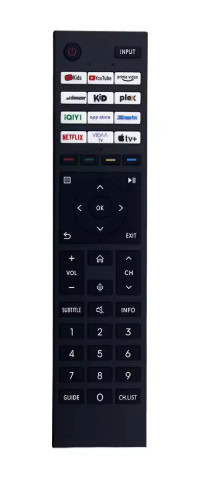 שלט רחוק תואם לטלוויזיות טושיבה TOSHIBA דגם CT-95074