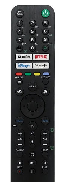 שלט אוניברסלי לטלוויזיה חכמה סוני SONY SMART TV X500