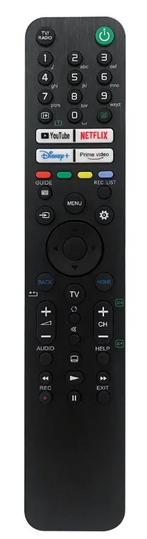 שלט אוניברסלי לטלוויזיה חכמה סוני SONY SMART TV X500