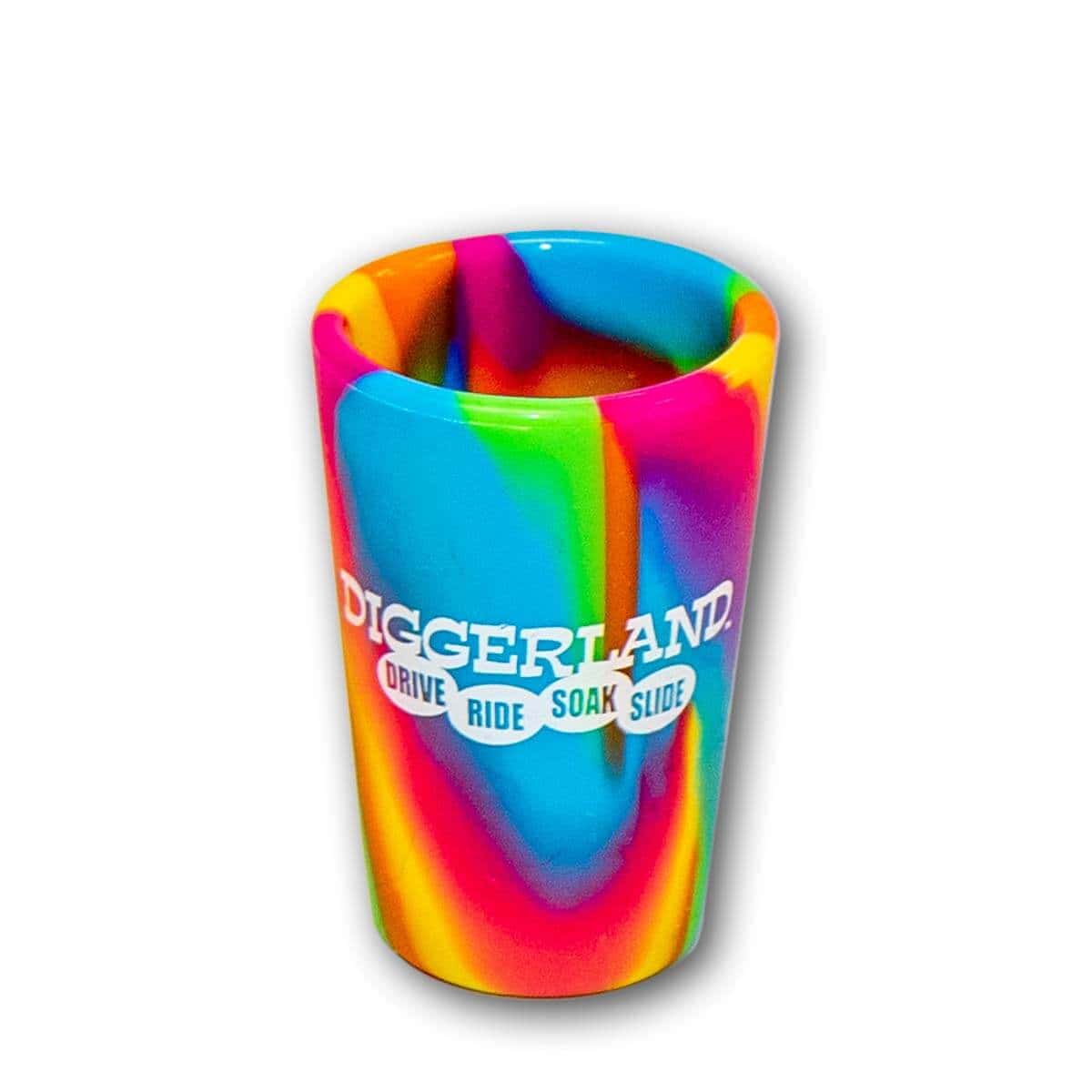 Diggerland Hippy Tie Dye Shot Glass
