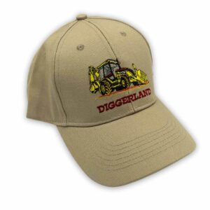Diggerland Baseball Cap – Backhoe Tan
