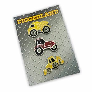 Diggerland 3pc Vehicle Pin Set