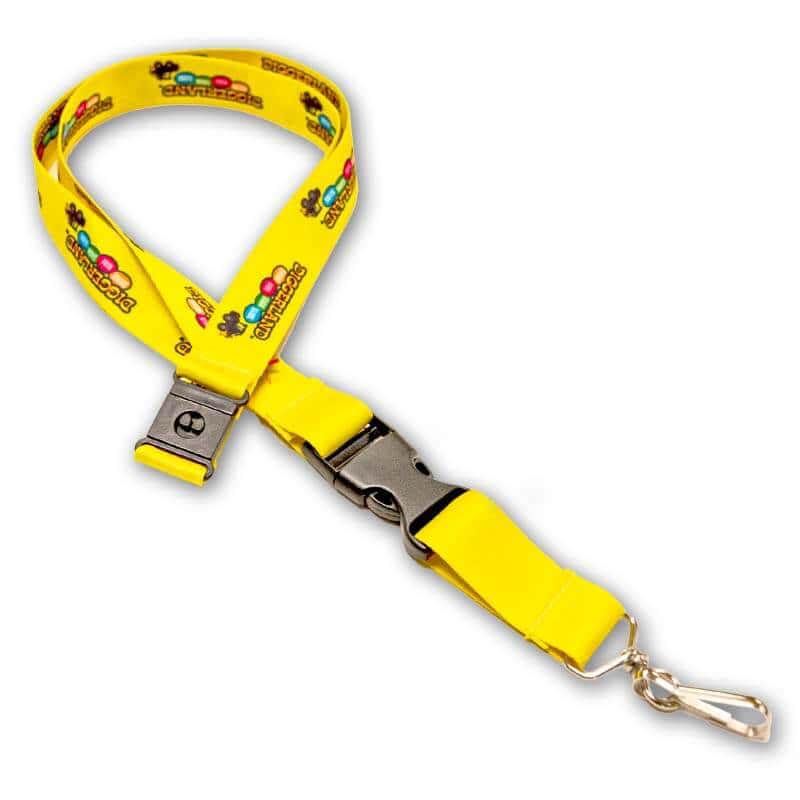 Diggerland USA yellow lanyard