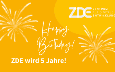 ZDE wird fünf Jahre alt!
