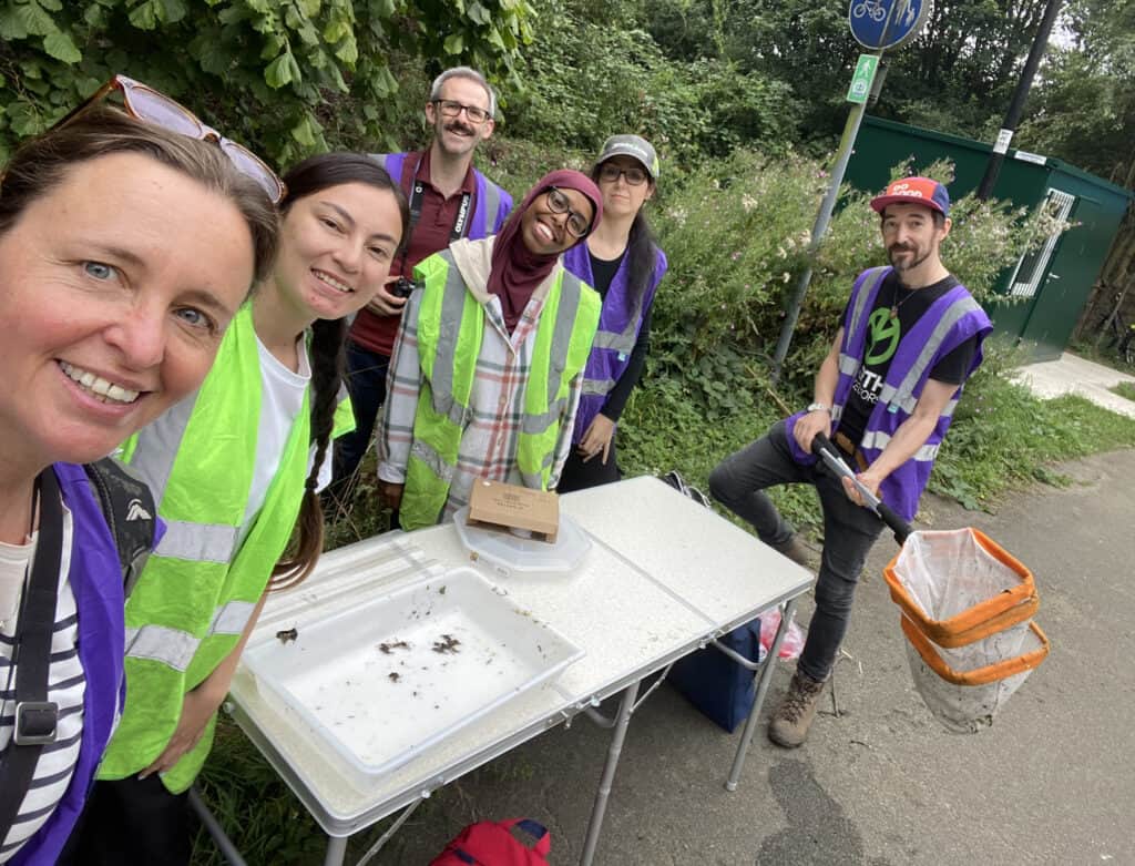 The water testing team