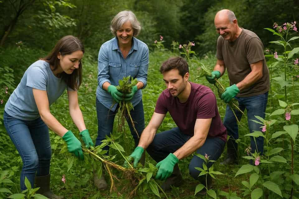 Bittern field invasive species removal