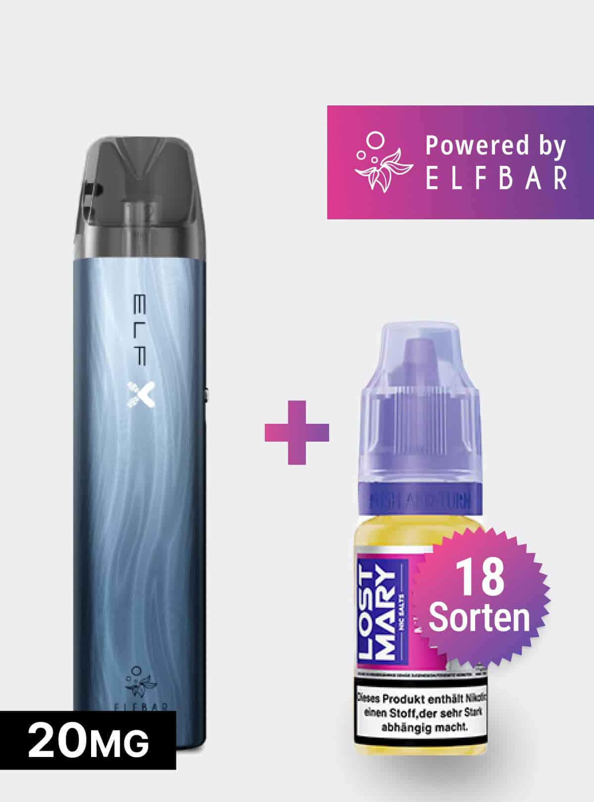 ELFX + Lost Mary Liquid 20mg Set
