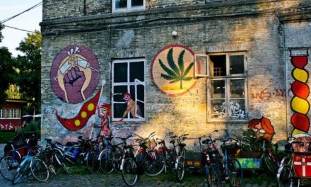 Christiania, la ciudad utópica danesa que se autoproclamó como una nación independiente.