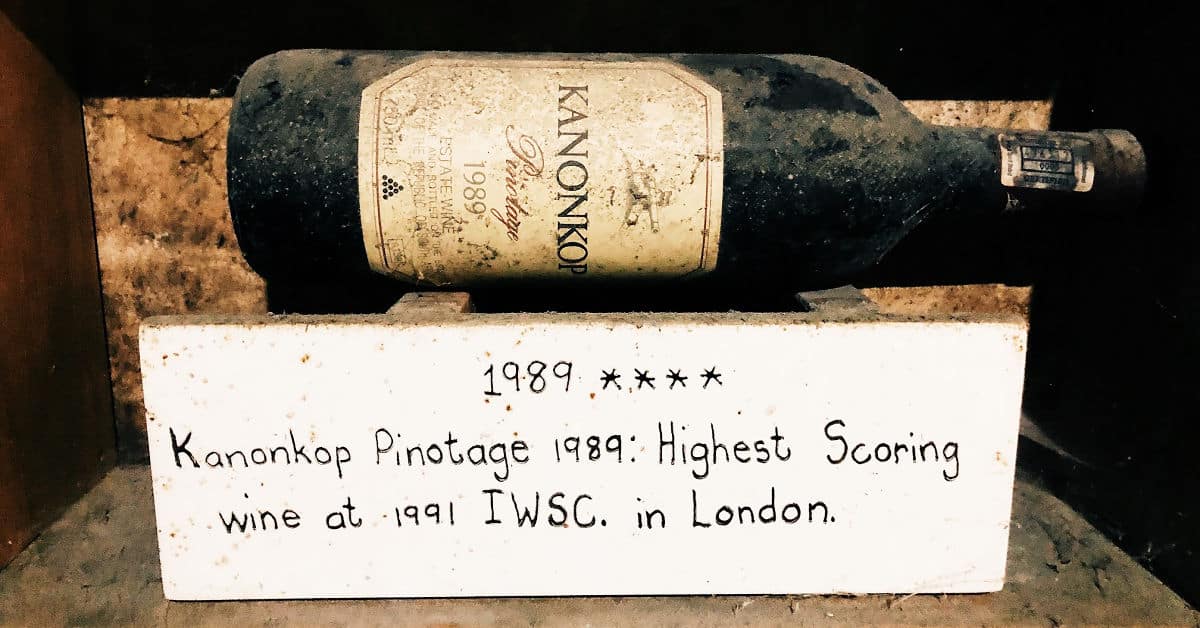 Kanonkop 1989 Award Winning Pinotage