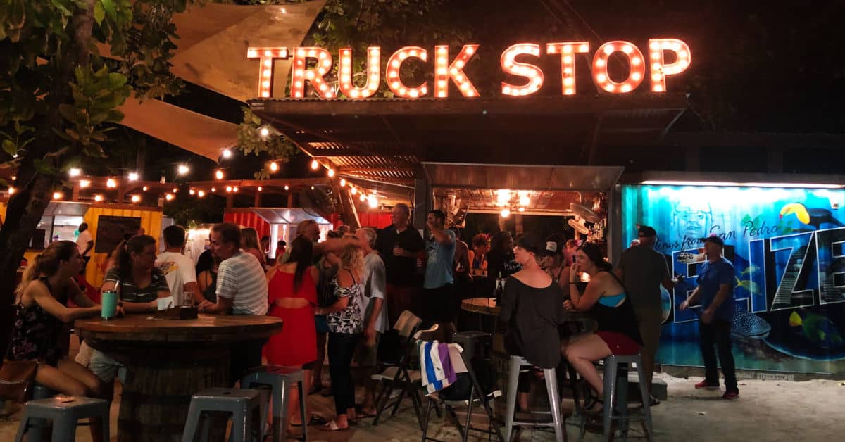 The Truck Stop in Ambergris Caye Belize