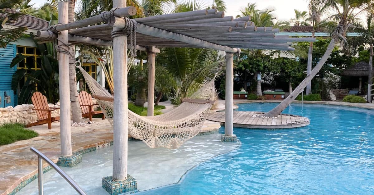 The Tropical Pool at Boardwalk Boutique Hotel Aruba